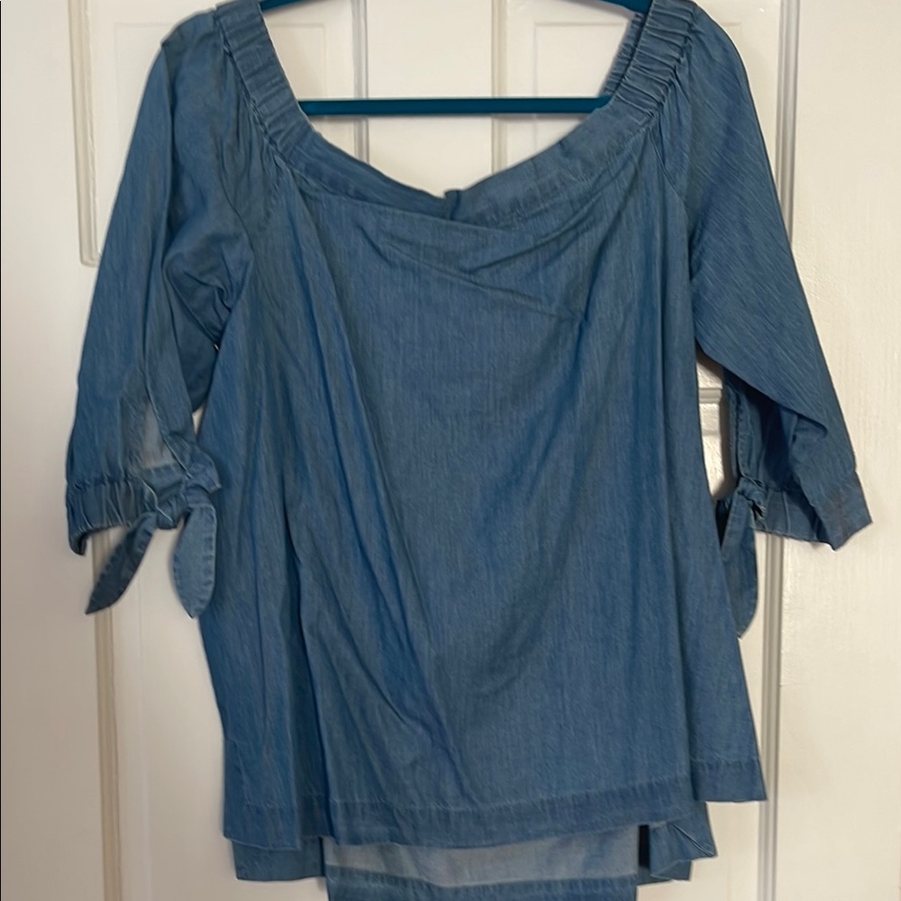 Blue Denim Women's Top
